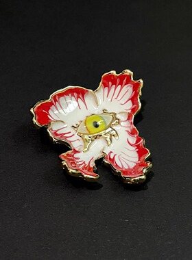 Vintage古着 Bloodmoon Flower胸针