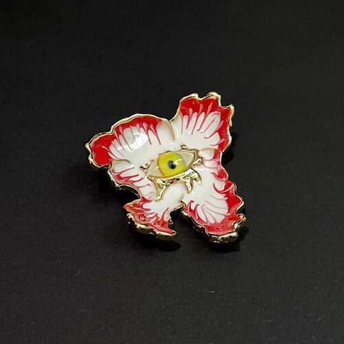 Vintage古着 Bloodmoon Flower胸针