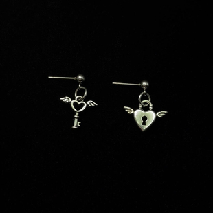 Vintage古着 key耳饰 Love