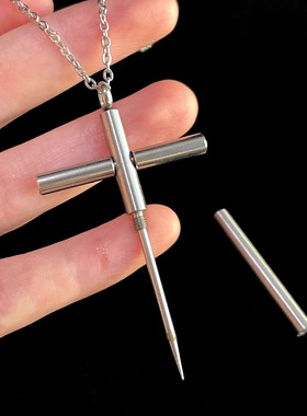 Vintage古着 Veiled Needle Cross项链