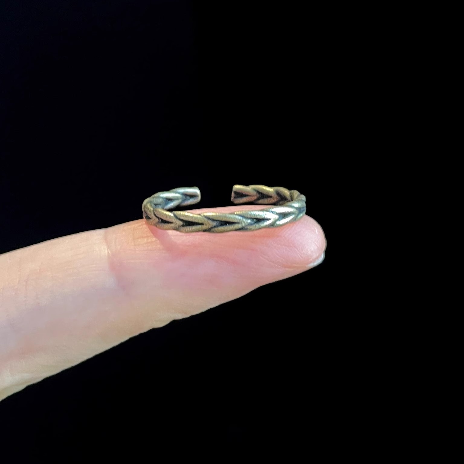 Vintage古着 Golden Murmurs of Rice戒指