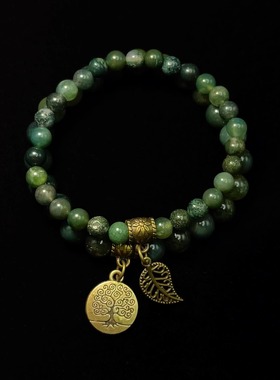 Vintage古着 Tree of life leaves手串