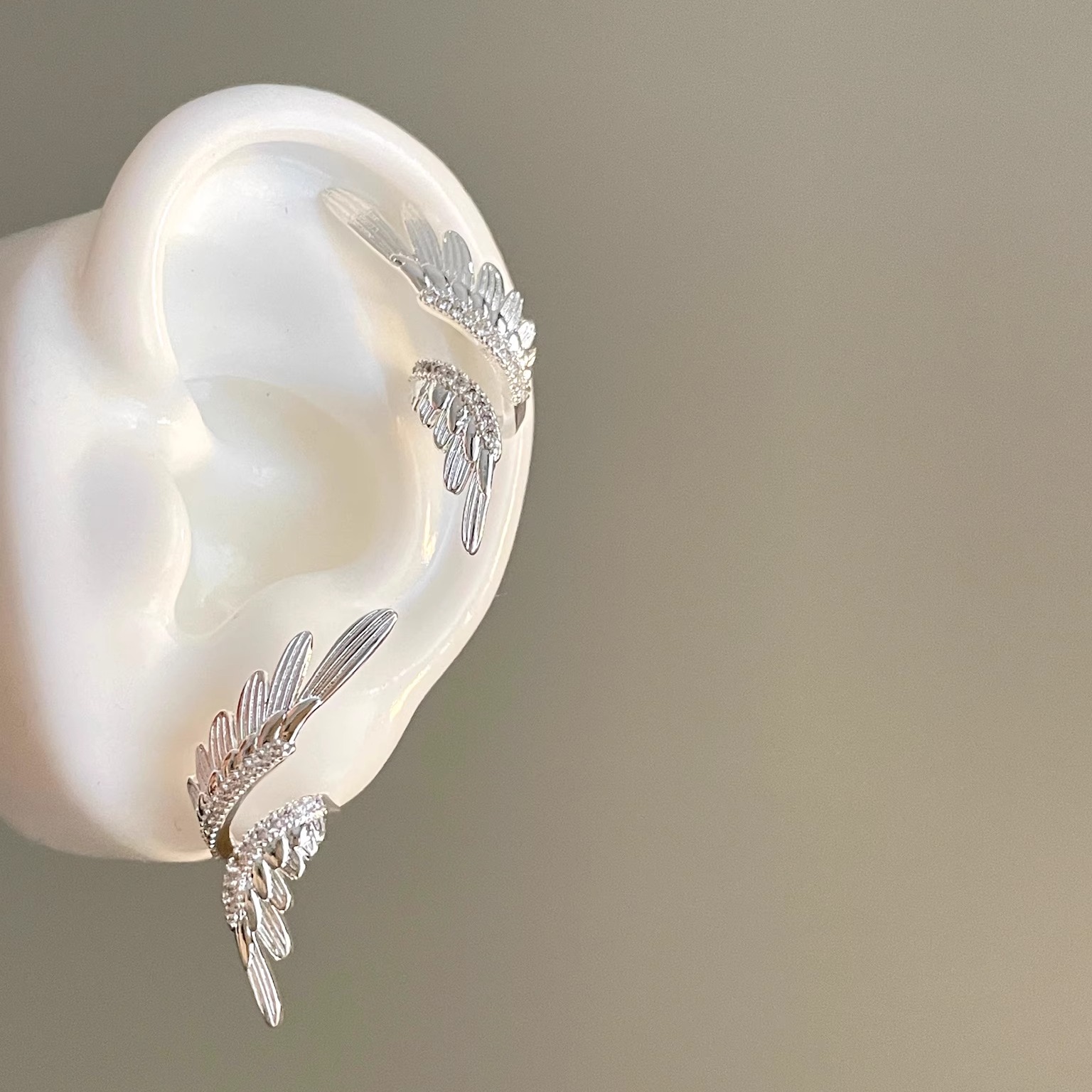 Vintage古着 Poem of Feathers耳饰