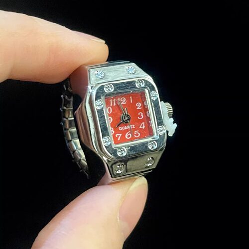 Vintage古着 hidden clock戒指表