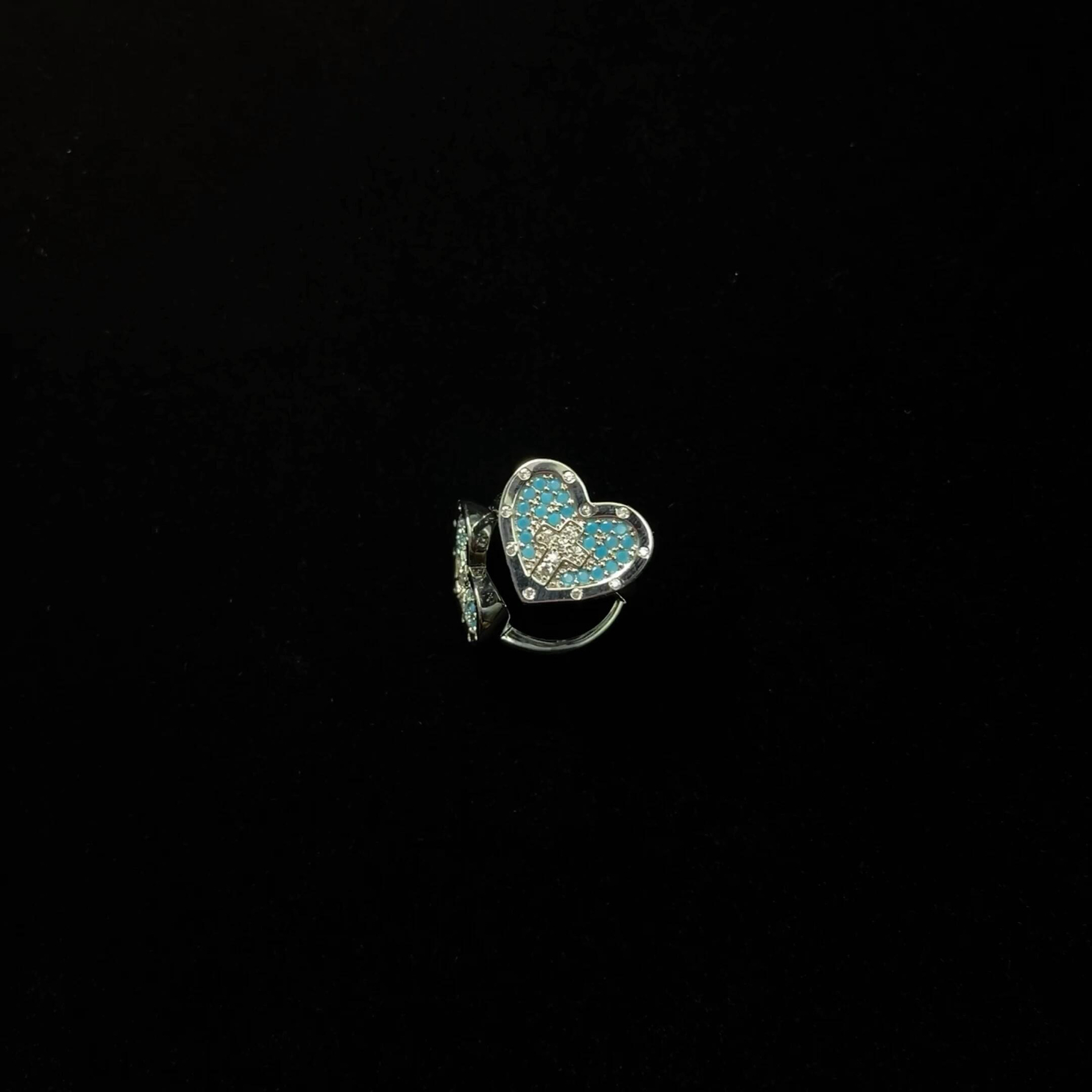 Vintage古着 Blue Cross Love戒指