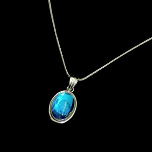 Vintage古着 Titanium steel moonstone项链