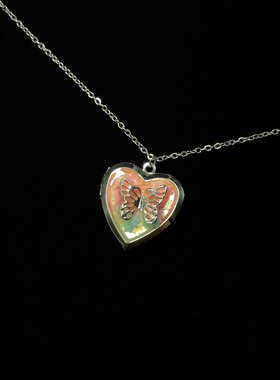 Vintage古著 Butterfly box项链