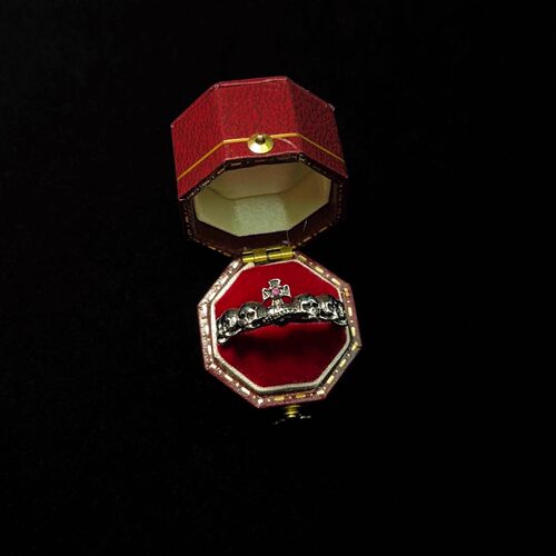 Vintage古着 Star of the Skull戒指