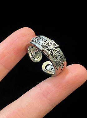 Vintage古着 Medieval Iris Cross戒指