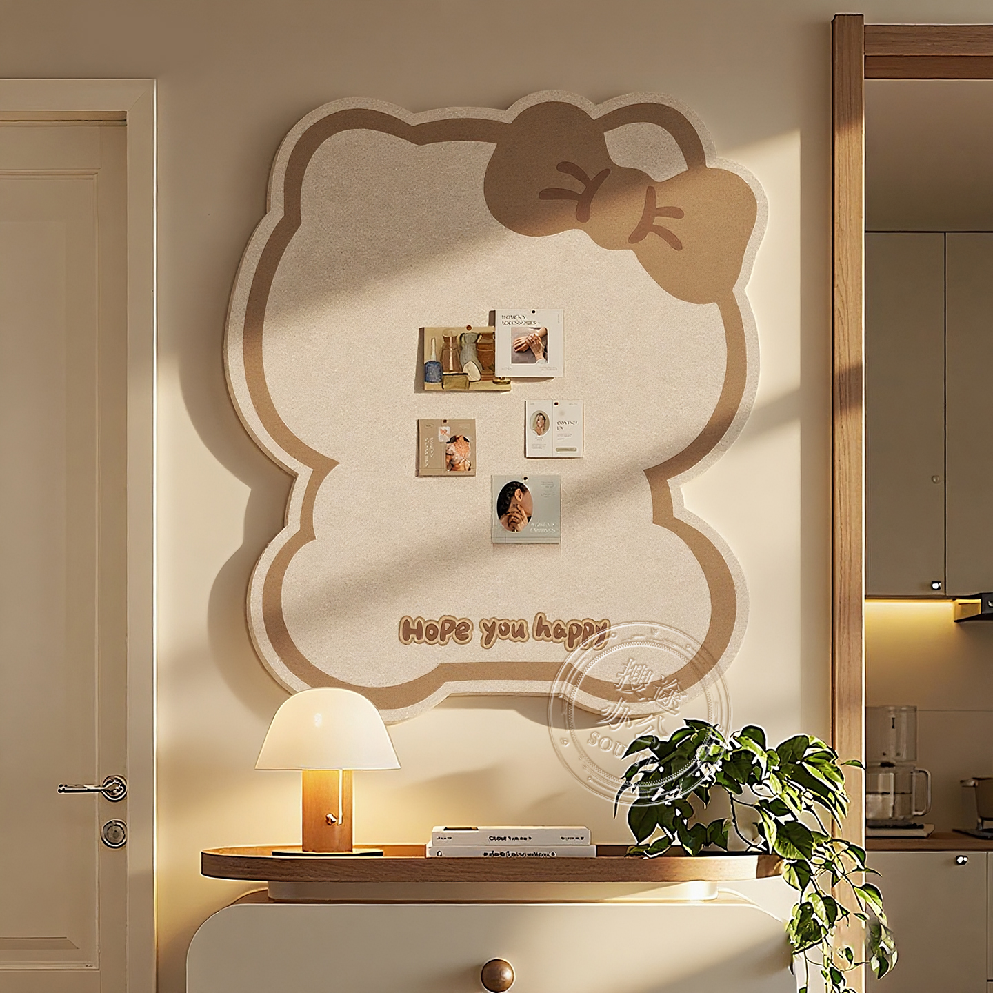 毛毡板墙贴照片墙展示墙背景板