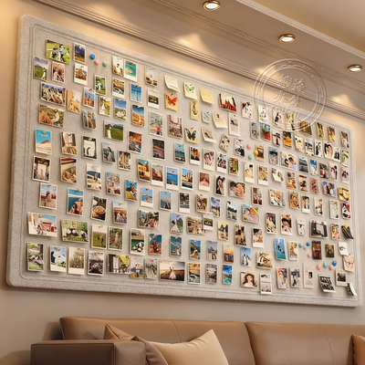 毛毡板墙贴照片墙展示墙背景板