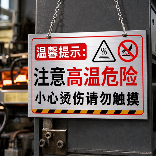 高温危险警示牌不锈钢耐腐蚀