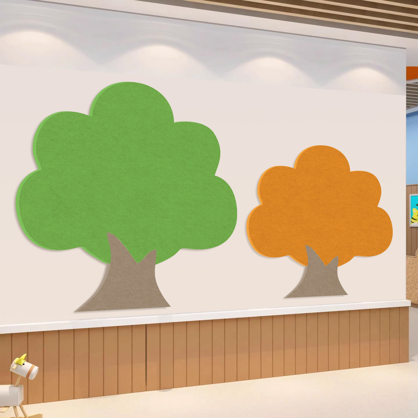 树形毛毡板墙贴幼儿园墙面装饰儿童启蒙教育心愿树照片墙教室愿望树走廊班级愿景板环创布置文化墙图案墙贴,文具电教/文化用品/商务用品,软木板/照片板/毛毡板,淘宝优惠券,粉丝福利购,淘宝优惠卷