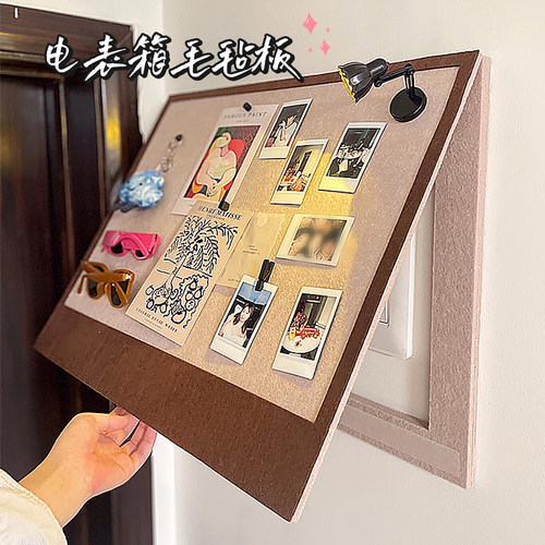 毛毡板墙贴照片墙展示墙背景板