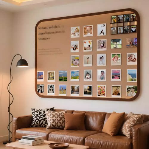 毛毡板墙贴照片墙展示墙背景板