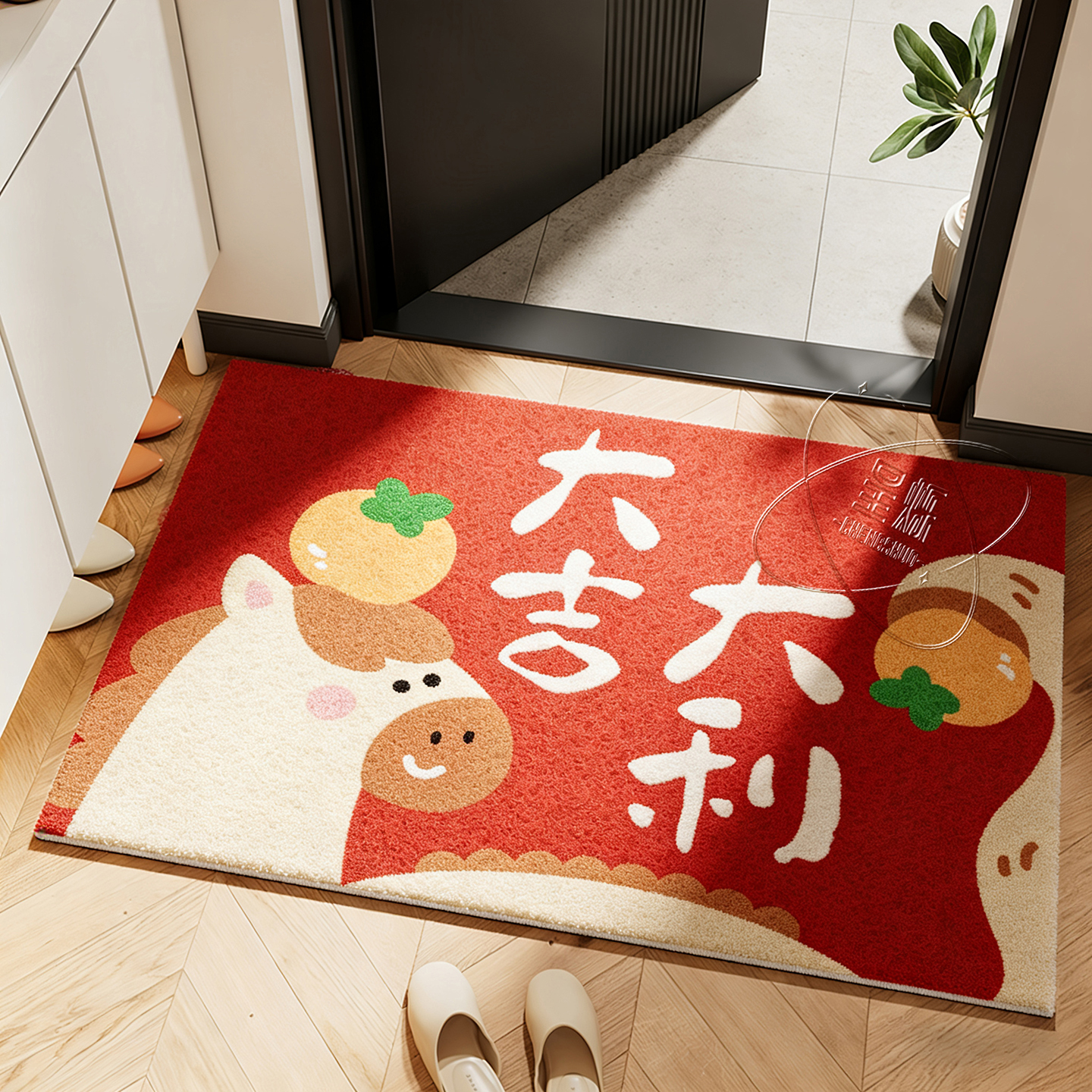 地垫入户门垫氛围感丝圈防滑耐脏