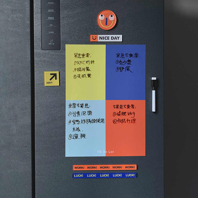 磁吸冰箱贴留言板卡通备忘录