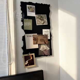 毛毡板墙贴照片背景板不伤墙免打孔拍立得照片展示墙软木板墙面装饰幼儿园环创告示板留言板挂墙壁梦想愿景板