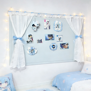 毛毡板墙贴痛墙谷子吧唧展示板照片墙背景板相片装饰创意小卡追星毛毡板装饰桌面痛柜卡片徽章谷子收纳免打孔