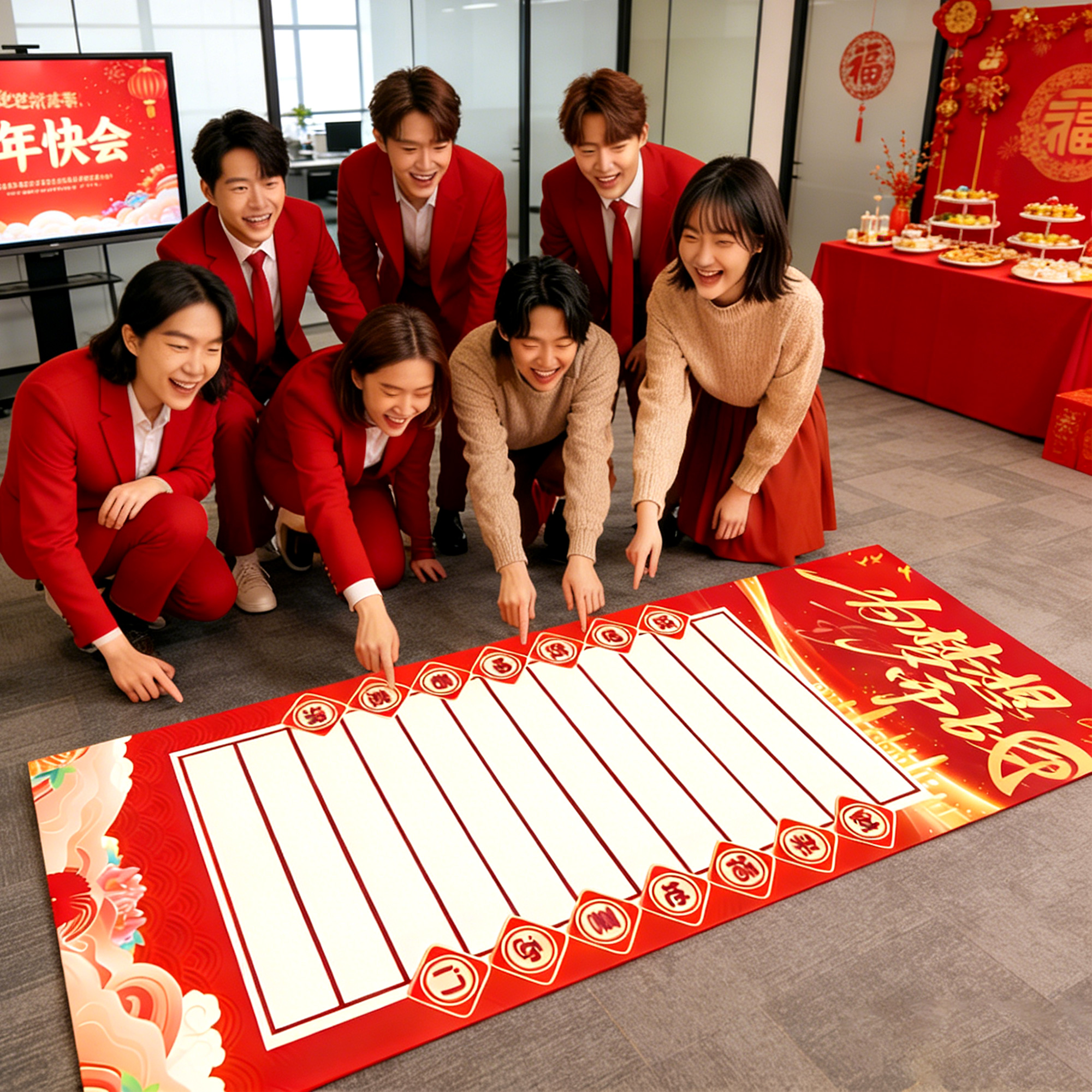 2026新年装饰幸运滚滚乐抽奖道具