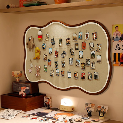 毛毡墙贴创意照片墙背景板展示墙