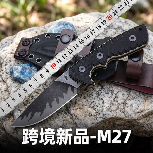 高品质刀具工厂烧烤现货爆款户外小直求生赶海直销刀直刀跨境露营