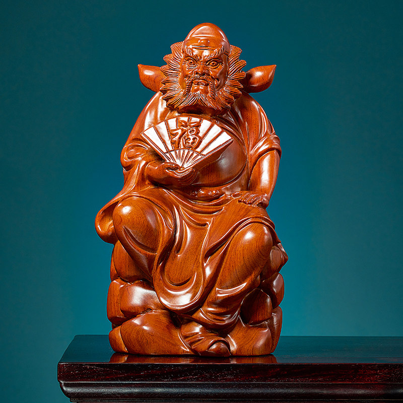 PRAYING STATUE 5寸 木色钟馗