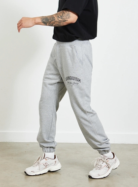 折扣清仓英国VANQUISH BETTER系列VQ男女运动健身休闲宽松棉长裤