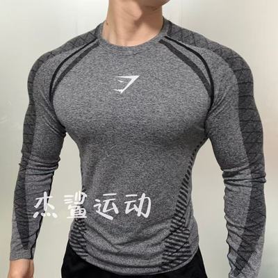 GYMSHARK Phantom幻影V2绝版男运动健身无缝速干弹性修身圆领短袖