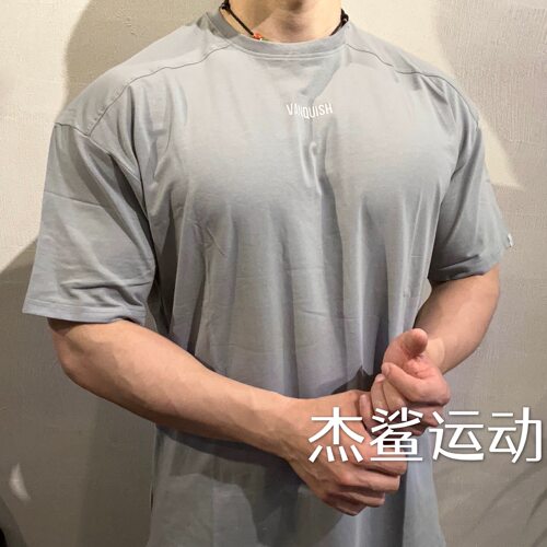 现货英国VANQUISH ESSENTIAL男士VQ运动休闲弹性棉宽松圆领短袖E7