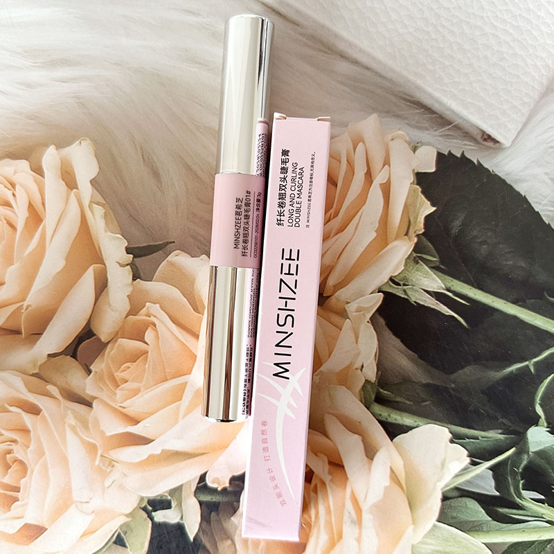 MINSHZEE茗希芝纤长卷翘双头睫毛膏防水防汗纤长染持久定型睫毛膏