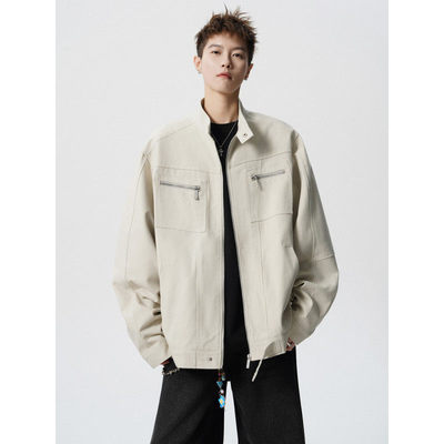 Mansway男道男装吕小虎pd大人shijoin重磅哈灵顿休闲立领工装夹克