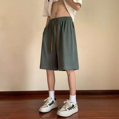 Crying Center男bdls无界三川一禾马切达工作室大码薄款冰丝短裤