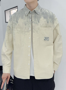 Mansway男道男装第四十九天吕小虎bdls无界纯棉280克加厚衬衫外套