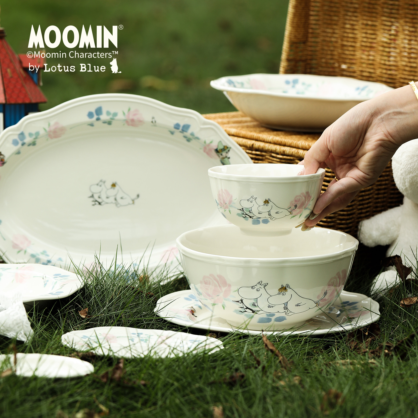 姆明饭碗家用2025新款碗盘