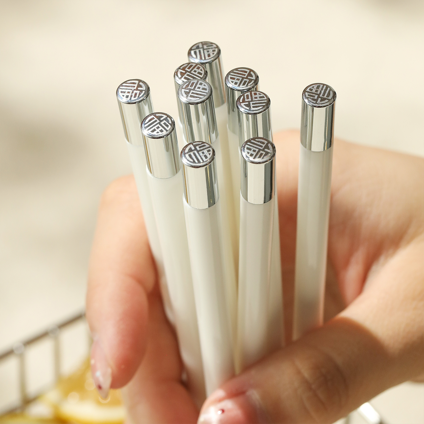 高颜值筷子公筷家用陶瓷2025新款