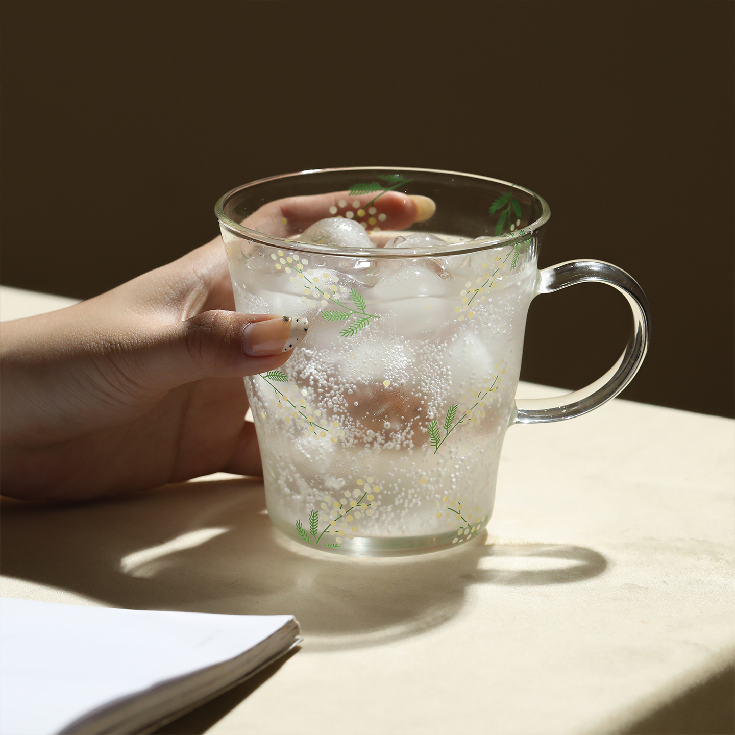 高颜值冷饮玻璃水杯咖啡杯