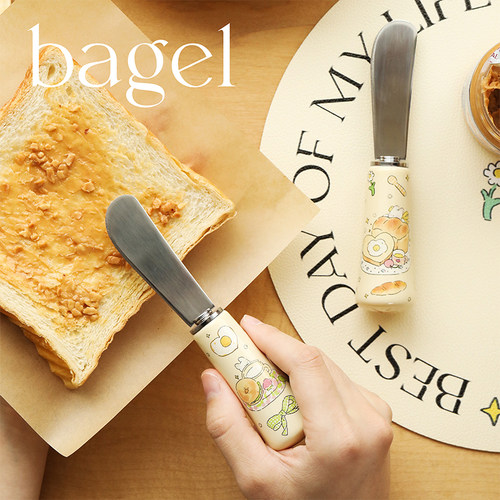 蓝莲花不锈钢迷你黄油刀