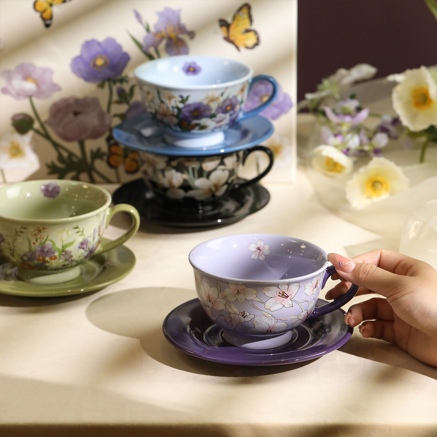 陶瓷咖啡杯女士个人专用设计感