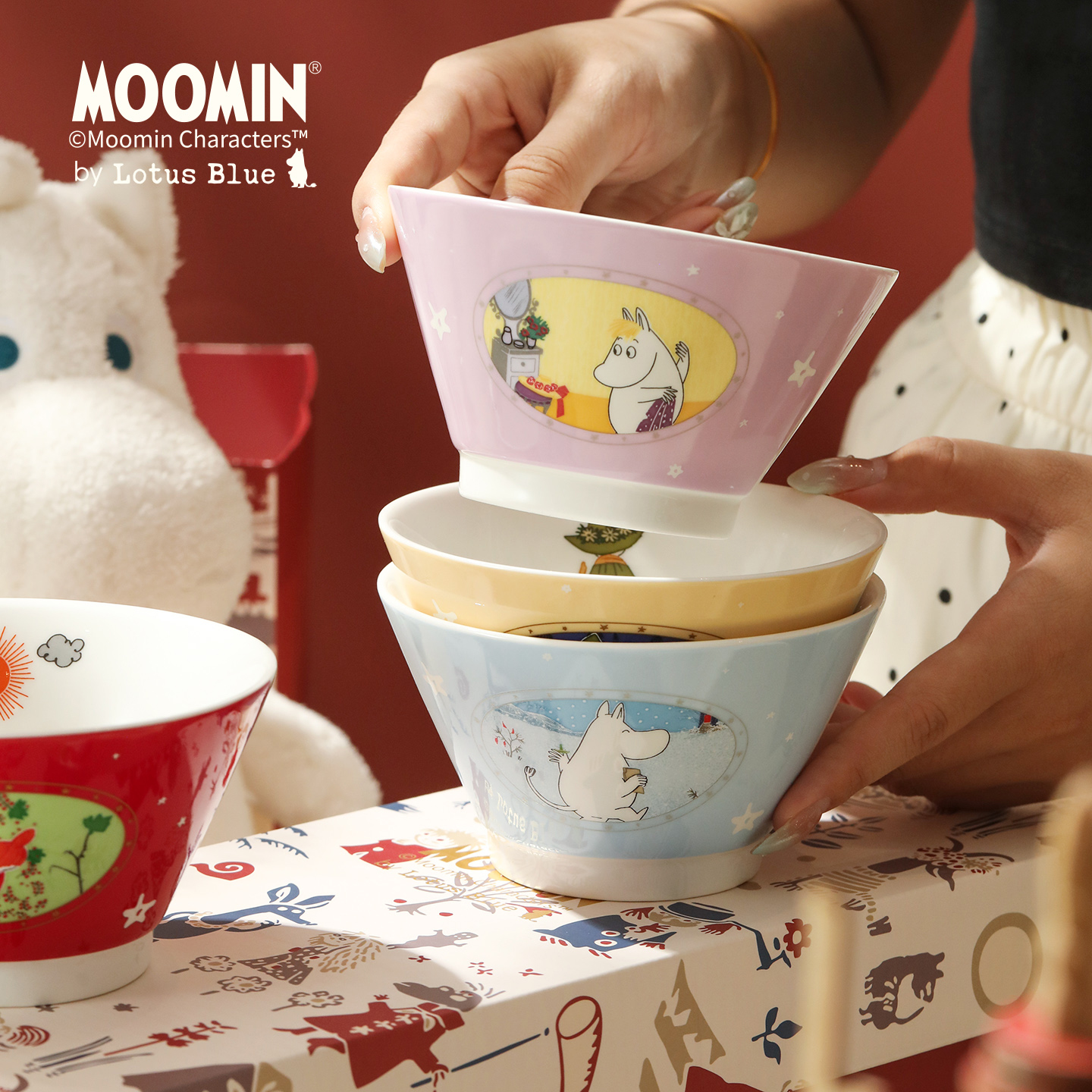 漂亮的饭碗陶瓷儿童吃饭专用