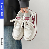 休闲板鞋 鮀品厚底小白鞋 女 百搭小众鞋 子学生运动鞋 女2025夏季 新款