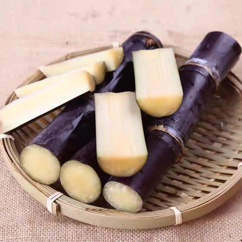 正宗广西黑皮甘蔗3斤整箱当季新鲜水果应季多汁甜脆甘蔗块