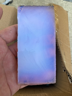 蛋白石猫眼石切板料长方形板块刀料箭雨匕首板料短剑可定制