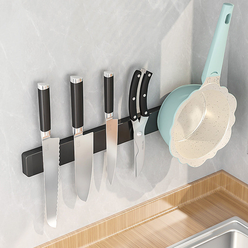 不锈钢磁吸刀架置物架厨房磁铁刀具收纳免打孔磁性磁铁菜刀架子,厨房/烹饪用具,刀架,淘宝优惠券,粉丝福利购,淘宝优惠卷