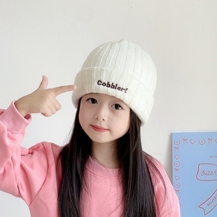儿童毛线帽秋冬季2025新款针织帽小孩护耳帽男女童保暖防风帽子潮