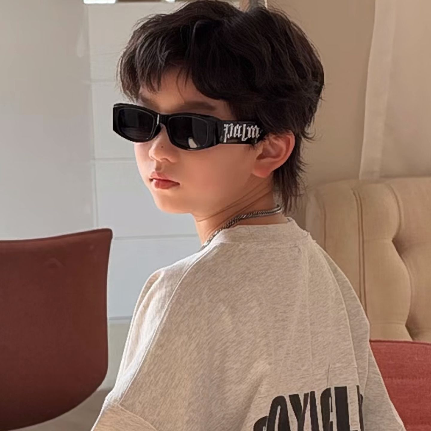 新款儿童太阳镜韩版男童户外墨镜女宝宝防紫外线遮阳镜亲子眼镜潮