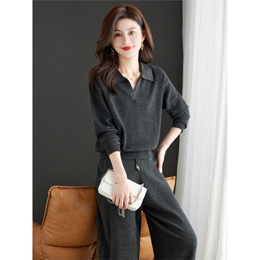 高级感时尚休闲运动装套装女2025新款春秋妈妈洋气减龄一整套穿搭