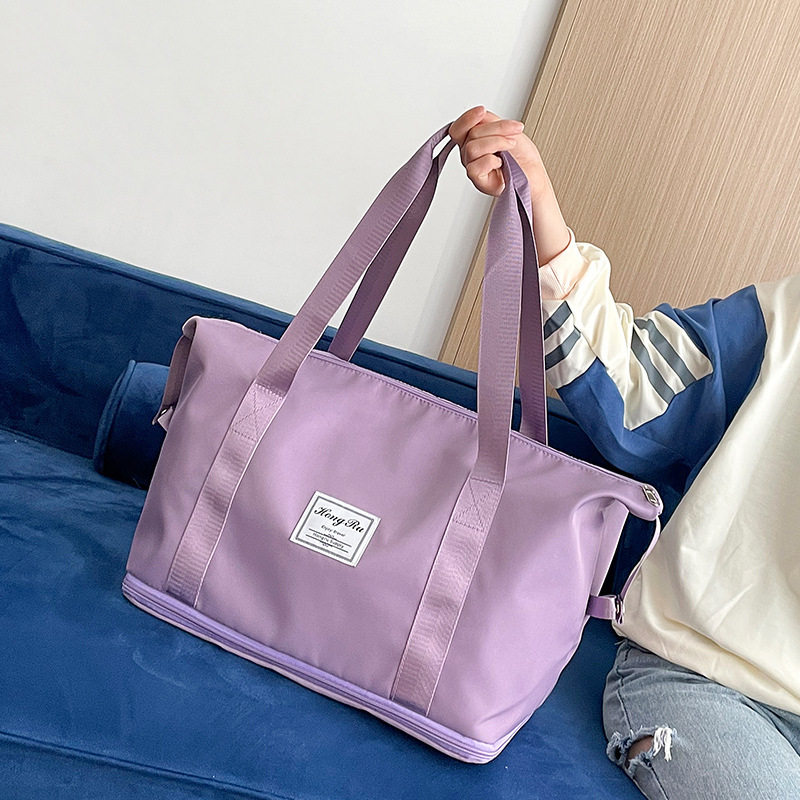 可扩容旅行包女士手提大容量行李包折叠收纳包短途出差待产旅游袋