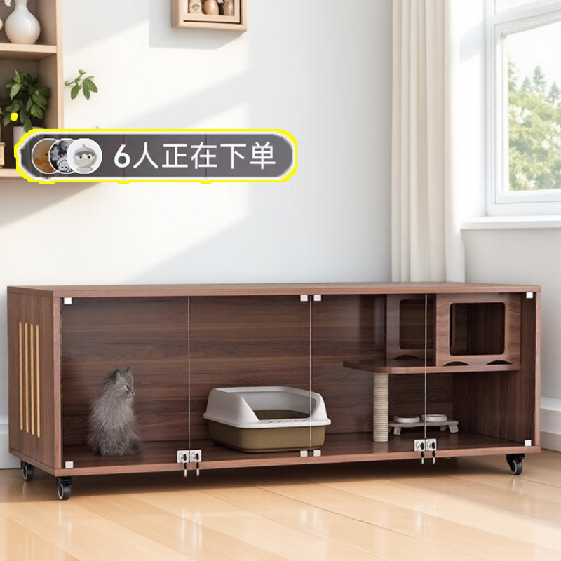 实木多层猫别墅猫柜猫窝