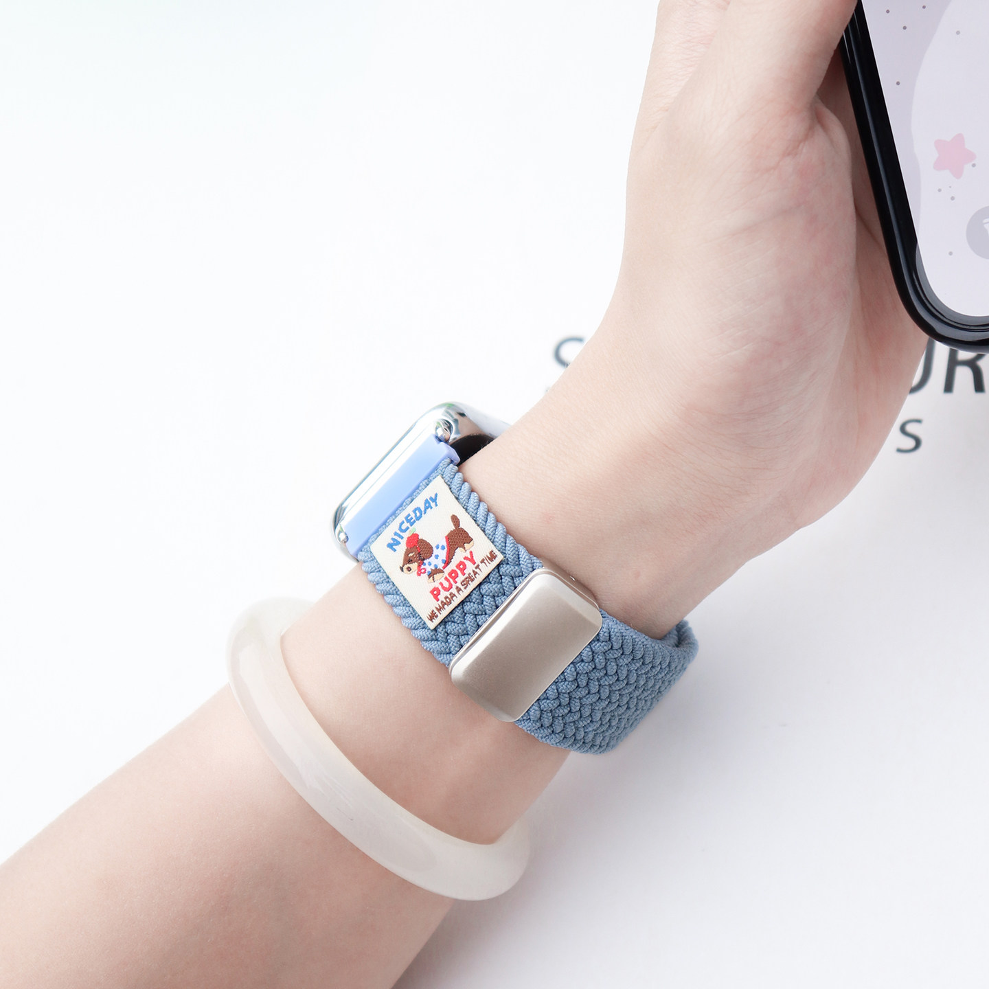 【秋冬推荐】适用小米手环8pro/9pro表带磁吸扣编织替换女生智能运动红米手表watch6腕带redmiwatch5/4男配件